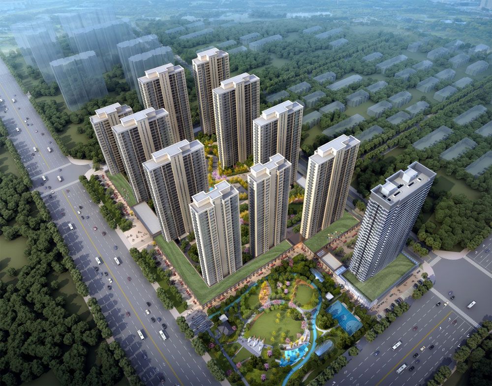 武陵区天润汇景公园实景图