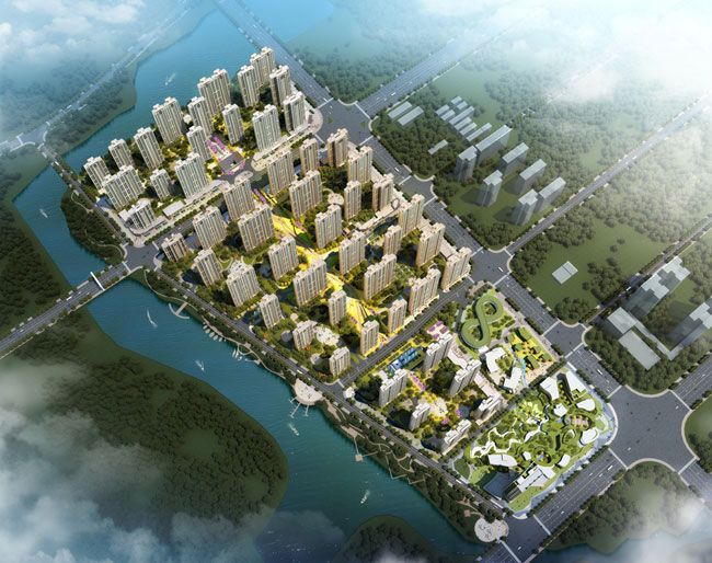 武陵区蓉国新赋实景图