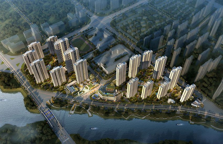 武陵区城投蓉国新坊实景图