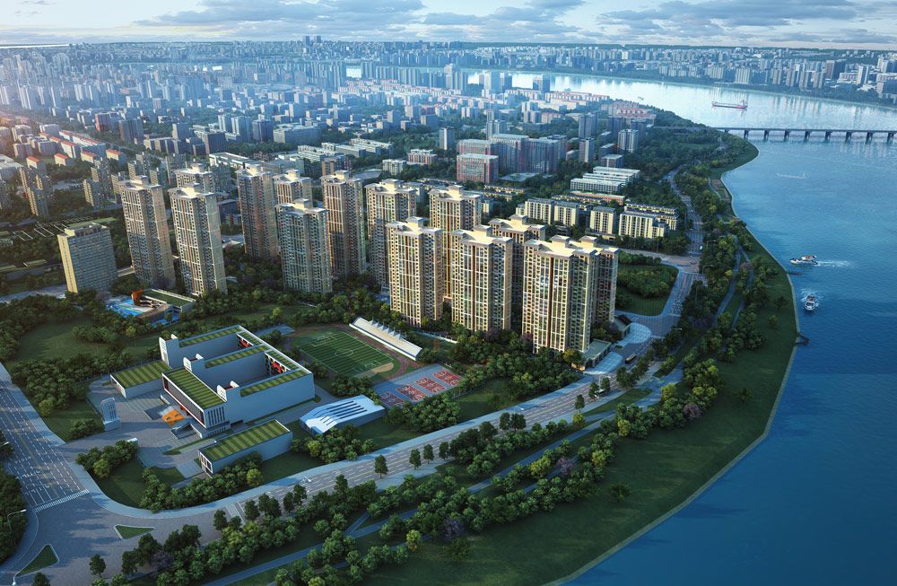 鼎城区江南滨江府实景图