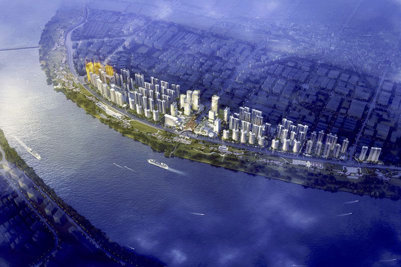 鼎城区城投十里外滩实景图