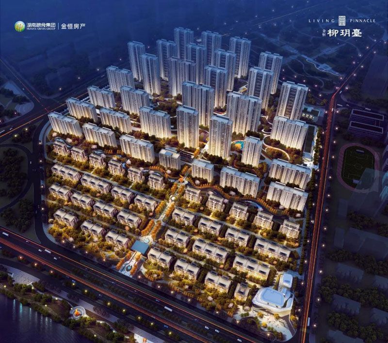 武陵区柳玥台实景图