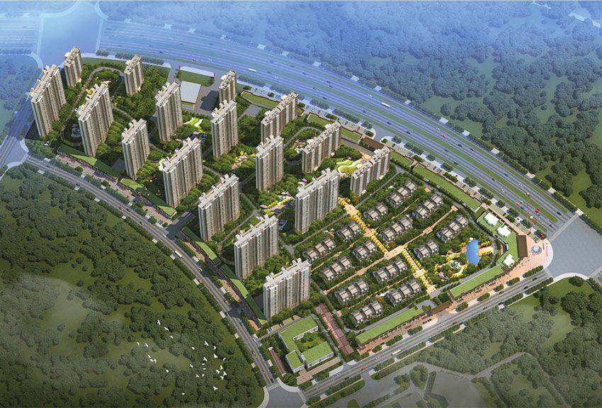 武陵区碧桂园翘楚棠实景图