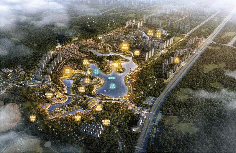 苏仙区雅居乐合景南麓山居效果图