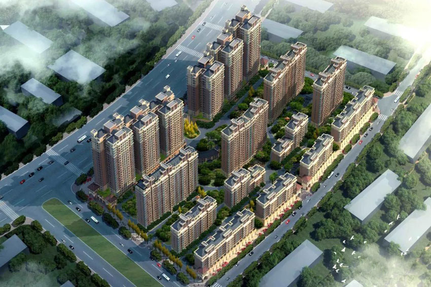 衡南金湘富都实景图