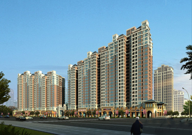 衡南金湘富都效果图