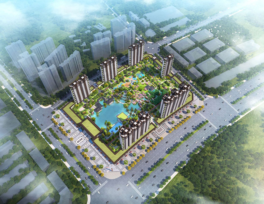 祁东桃花源二期实景图