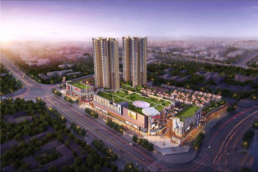 祁东奥园广场实景图