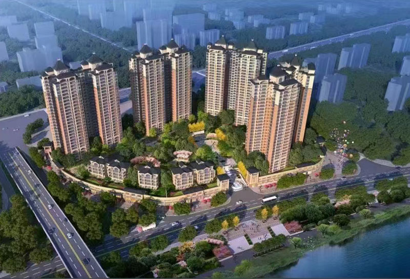 衡阳滨江丽景实景图