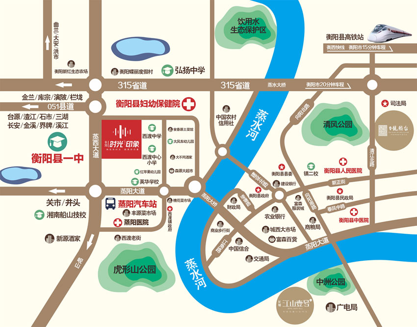 衡阳长旭时光印象区位图