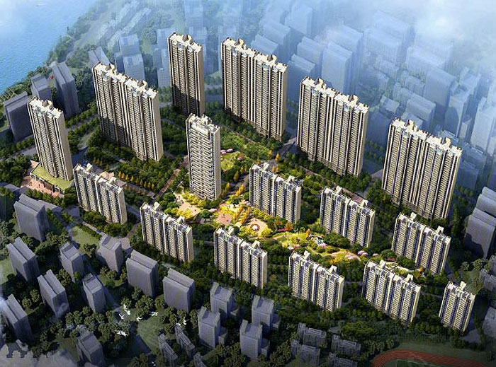 衡阳碧桂园滨江原著实景图