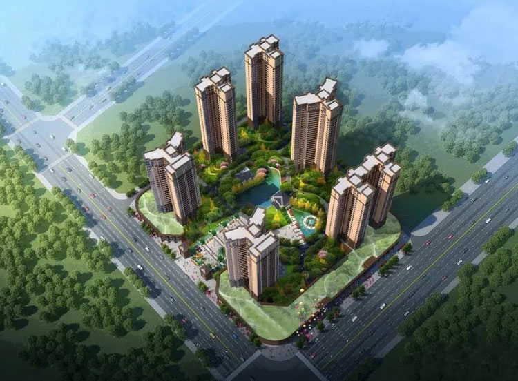 衡阳飞翔华府效果图