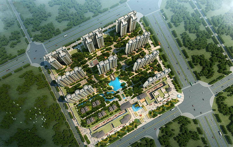 衡阳中央绿城实景图