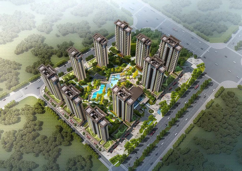衡阳东方一品城实景图