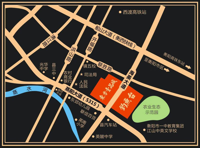 衡阳东方一品城区位图
