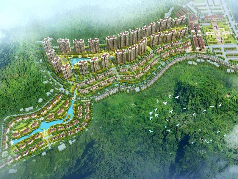 衡阳锦绣南山效果图