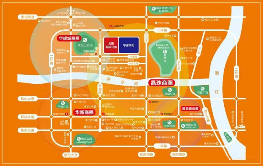 衡阳国际公馆区位图