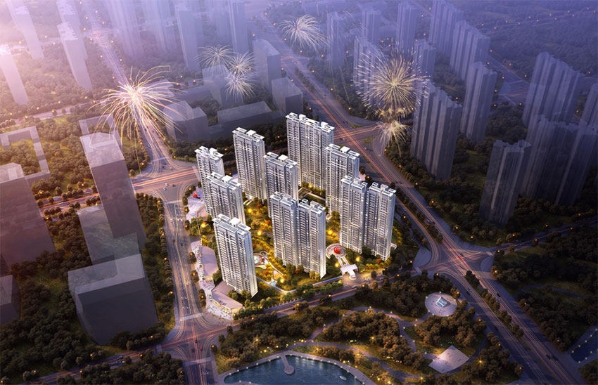 衡阳华侨城欢乐里实景图