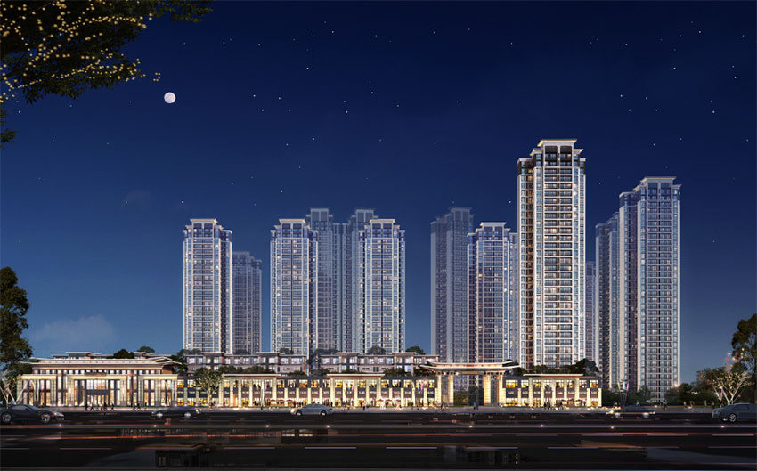 衡阳金钟湖湘院子实景图
