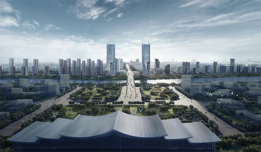 绿地衡阳城际空间站效果图