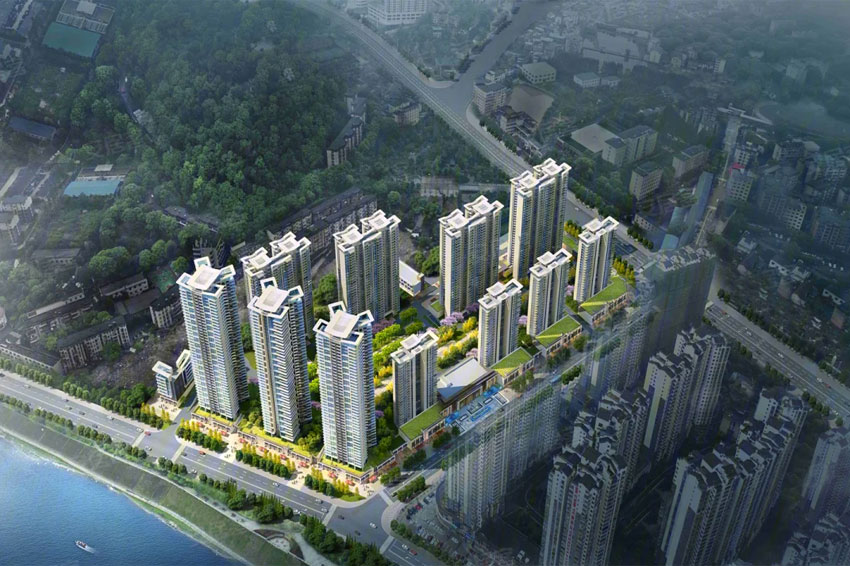 衡阳汇方雁归来实景图