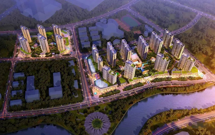 衡阳高新现代城实景图