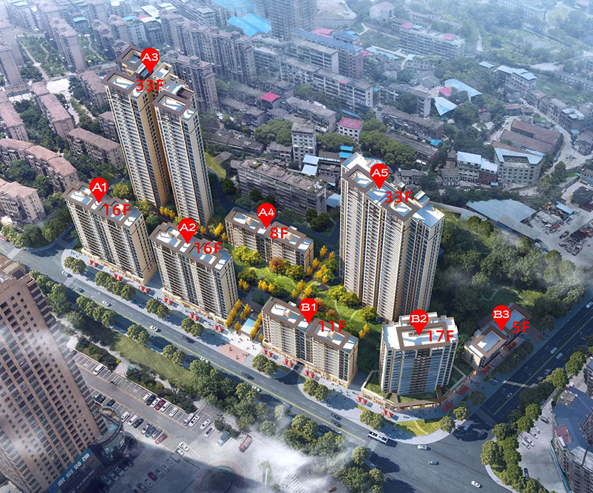衡阳西合大成府实景图