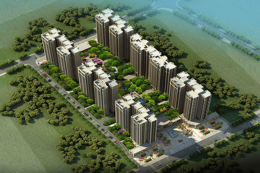 衡阳阳光金城实景图