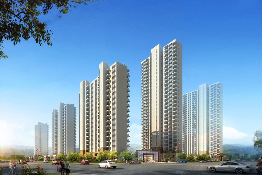 衡阳碧桂园华新时代实景图