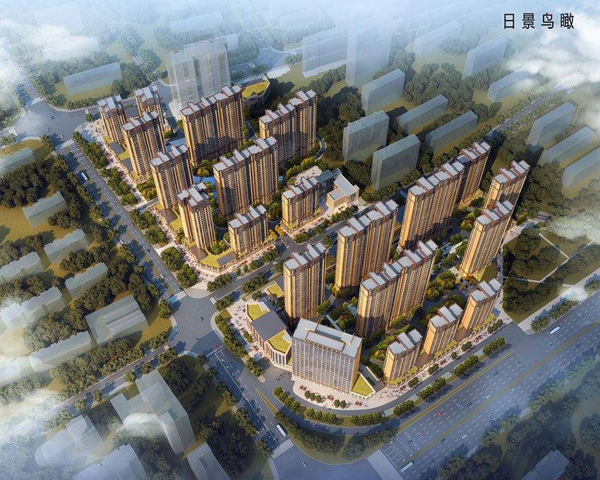 衡阳大衡城邦实景图