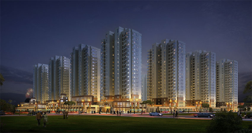 株洲市伟大云龙国际效果图