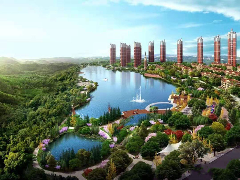 株洲市北大资源翡翠公园效果图