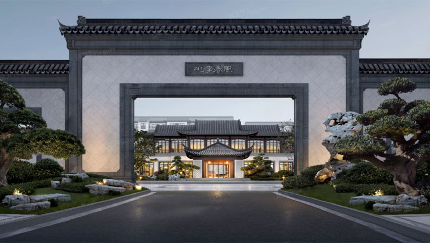 株洲市桃李春风效果图