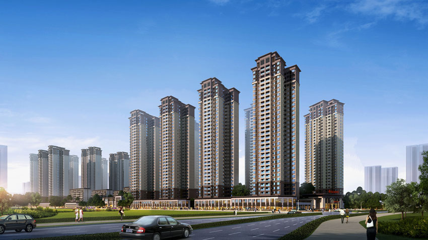 株洲市华晨浪琴湾效果图