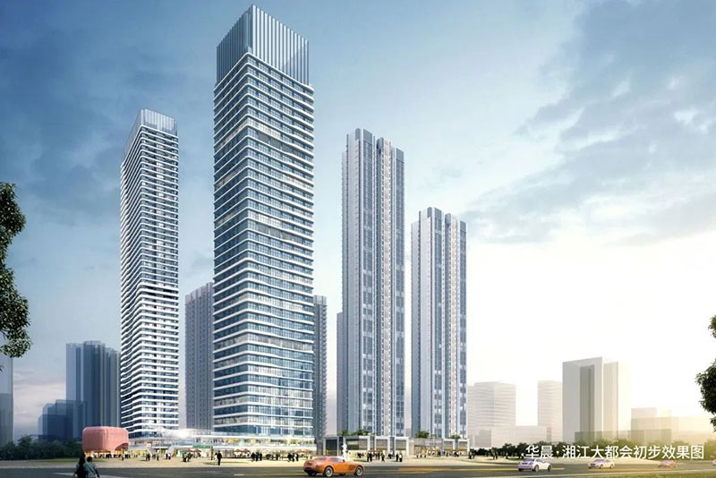 株洲市湘江大都会效果图