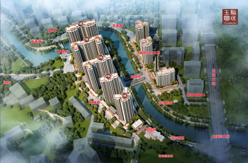 宜章县玉溪明珠实景图